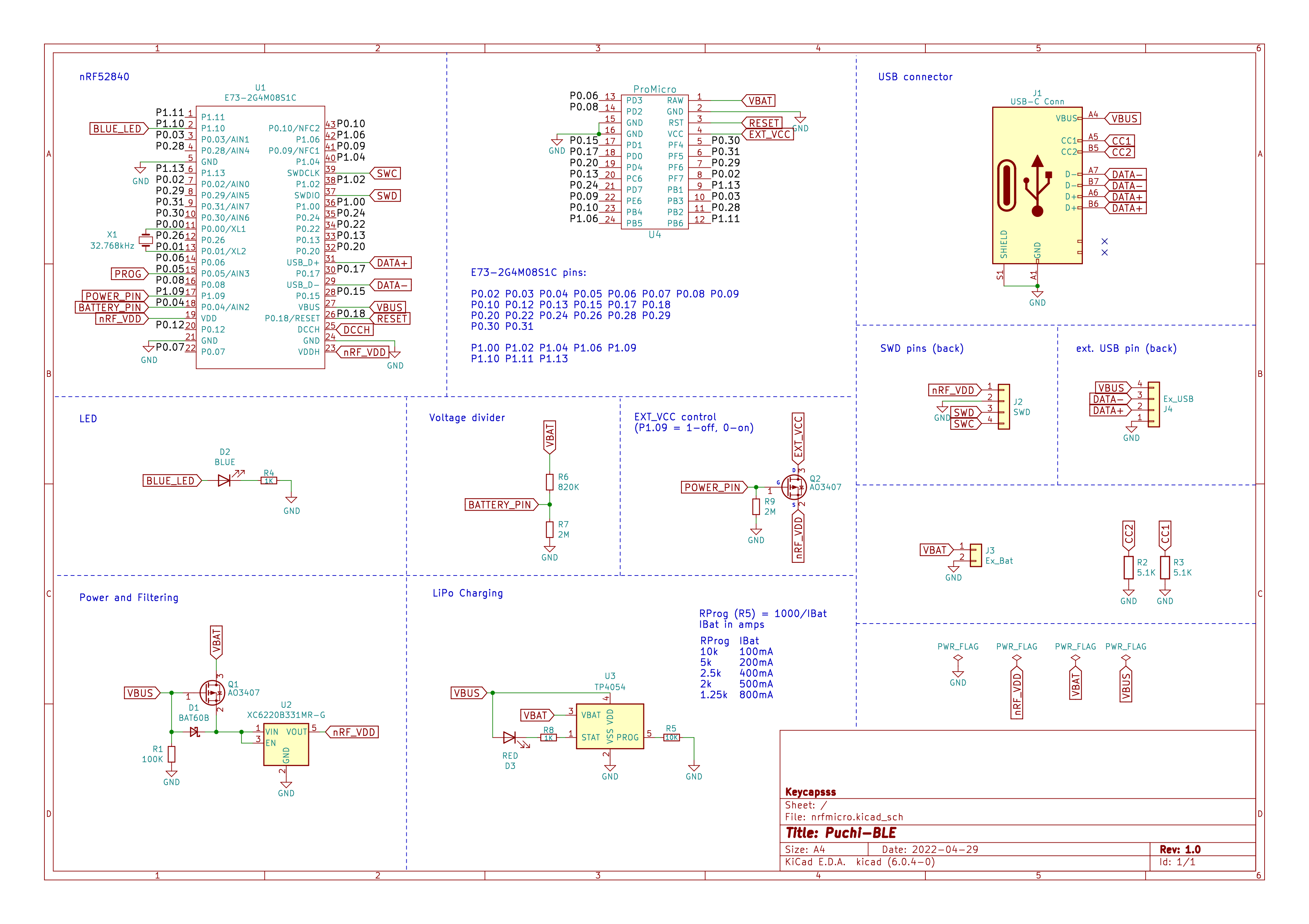 Puchi-BLE schematic